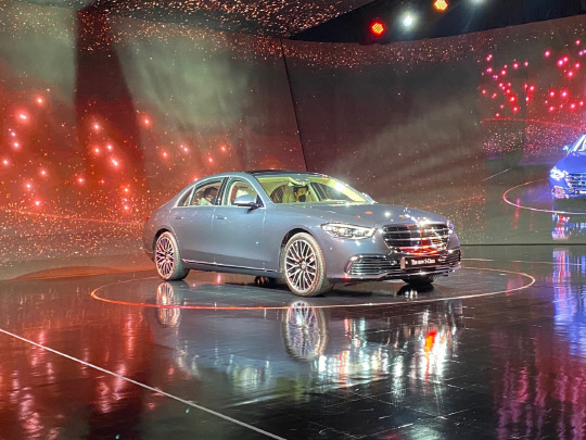 더 뉴 메르세데스 벤츠 S 클래스.<장우진 기자>